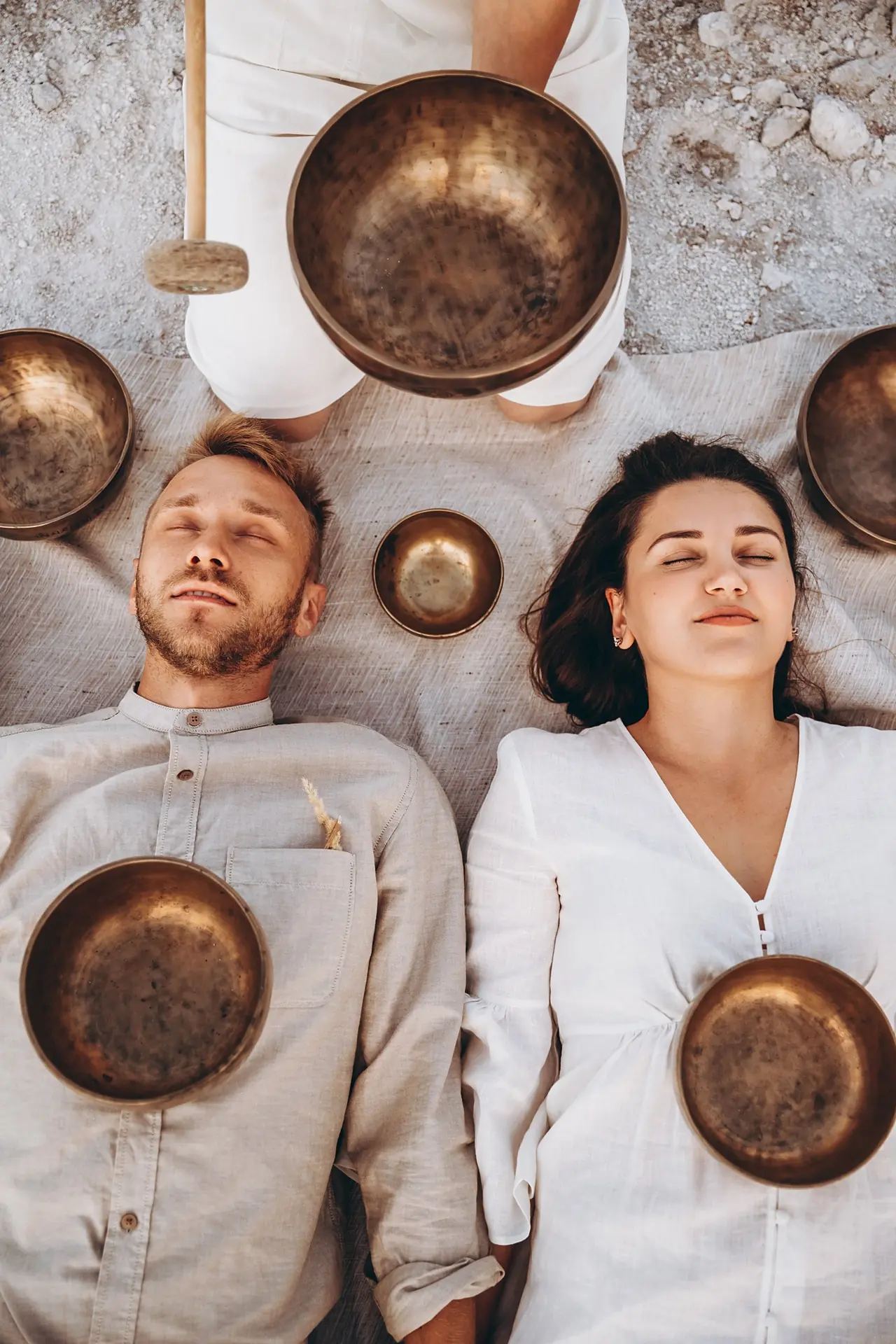 Sesión de sonoterapia para parejas